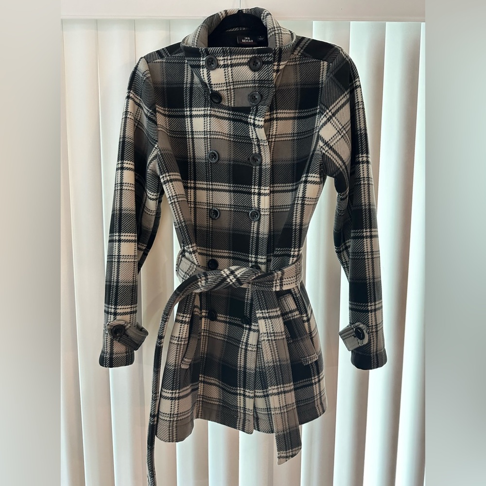 Ike Behar double-breasted winter coat